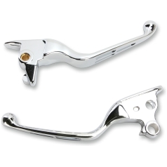 CHROME SLOTTED LEVER SET