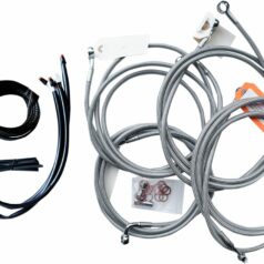 HANDLEBAR CABLE/BRAKE & CLUTCH LINE/WIRE KITS AND COMPONENTS / STAINLESS STEEL / NATURAL