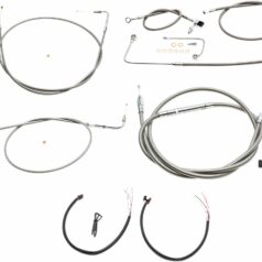 HANDLEBAR CABLE/BRAKE & CLUTCH LINE/WIRE KITS AND COMPONENTS / STAINLESS STEEL / NATURAL
