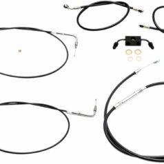HANDLEBAR CABLE/BRAKE & CLUTCH LINE/WIRE KITS AND COMPONENTS / VINYL / BLACK