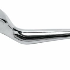 BRAKE LEVER WIDE BLADE CHROME