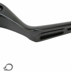 CLUTCH LEVER SLOTTED WIDE BLADE MATT BLACK