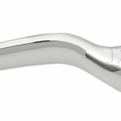 BRAKE LEVER WIDE BLADE CHROME
