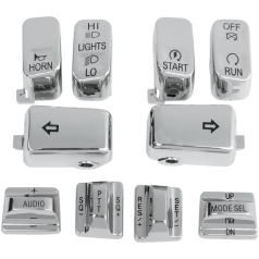 SWITCH CAP KIT W/ AUDIO/CRUISE-CONTROL CHROME