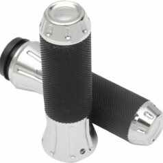 COBRA HAND GRIPS TBW WITH CHROME ENDS