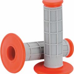 QUALIFIER™ HALF WAFFLE GRIPS GRAY/RED