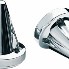 HANDLEBAR END CAP STILETO CHROME
