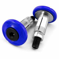 GRIP ARMOR BAR END SET BLUE