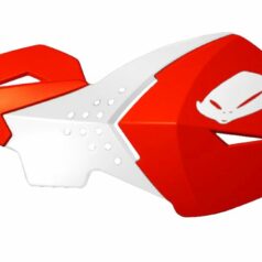 REPLACEMENT PLASTIC FOR ESCALADE HANDGUARDS CRF-RED/WHITE