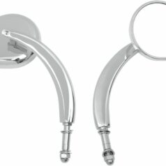 MIRROR TEARDROP W/ LONG STEM CHROME