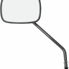 MIRROR RECTANGULAR BLACK W/ LONG STEM