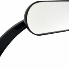 GLOSS OVAL MIRROR BLACK