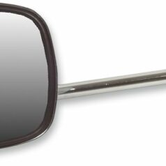 MIRROR SHORT STEM BOLT-ON LEFT CHROME