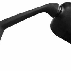 MIRROR OEM REPLACEMENT BLACK LEFT