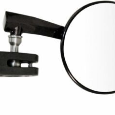 MIRROR BAR-END 3" LEFT BLACK