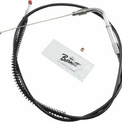 THROTTLE CABLE TRADITIONAL BLACK OVERSIZE +6" (152MM)
