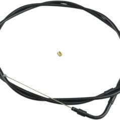 THROTTLE CABLE STEALTH-BLACK-ON-BLACK OVERSIZE +6"(152MM)