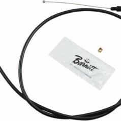 THROTTLE CABLE STEALTH-BLACK-ON-BLACK OVERSIZE +6"(152MM)