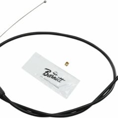 THROTTLE CABLE STEALTH-BLACK-ON-BLACK STANDARD LENGTH