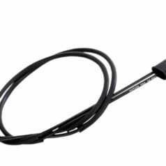 CABLE BLACK VINYL THROTTLE PUSH PULL SET