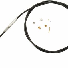 THROTTLE CABLE TRADITIONAL BLACK OVERSIZE +8"(203MM)