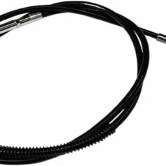 CLUTCH CABLE  FOR 12-14 APE HANGER BLACK VINYL/STAINLESS BRAIDED STEEL BLACK
