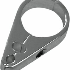 DUAL CABLE CLAMP THROTTLE/IDLE 1.5" CHROME