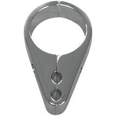 DUAL CABLE CLAMP THROTTLE/IDLE 1.5" CHROME