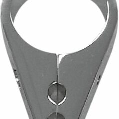DUAL CABLE CLAMP THROTTLE/IDLE 1.25" CHROME