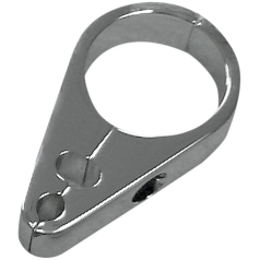 DUAL CABLE CLAMP THROTTLE/IDLE/BRAKE 1.125" CHROME