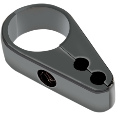 CABLE CLAMP 1" DUAL BLACK