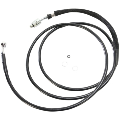 CLUCTH LINE BLACK VINYL COATED + 6" STAINLESS STEEL HYDRAULIC