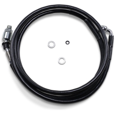CLUCTH LINE BLACK VINYL COATED + 8" STAINLESS STEEL HYDRAULIC