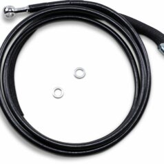 CLUCTH LINE BLACK VINYL COATED + 2" STAINLESS STEEL HYDRAULIC