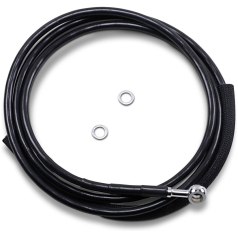 CLUCTH LINE BLACK VINYL COATED + 4" STAINLESS STEEL HYDRAULIC