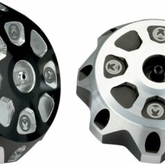 GAS CAP  ALUMINUM SILVER / BLACK