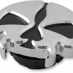 GAS CAPS DUMMY SPLIT SKULL CHROME