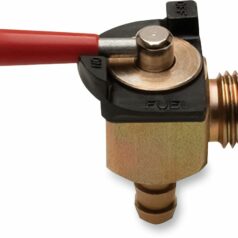MOTION PRO FUEL VALVE 1/4" NPT X 1/4" BARB 90 DEGREE