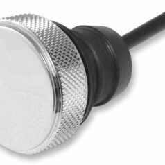 PEAKED OIL TANK DIPSTICK CHROME