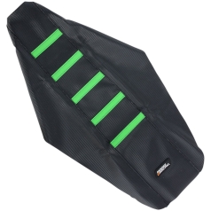 RIBBED SEAT COVER BLACK/GREEN