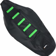 RIBBED SEAT COVER BLACK/GREEN