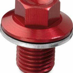 MAGNETIC DRAIN PLUG ZIP-TY RED SUZUKI