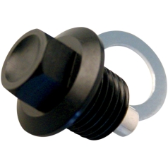 MAGNETIC DRAIN PLUG ZIP-TY RED  ATV