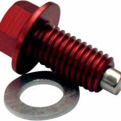 MAGNETIC DRAIN PLUG ZIP-TY RED KAWASAKI