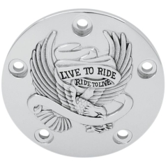LIVE TO RIDE POINT COVER CHROME