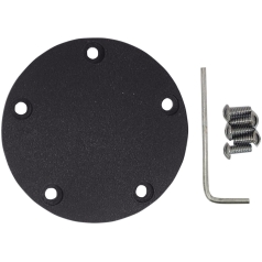 POINT COVER WRINKLE BLACK 5-HOLE