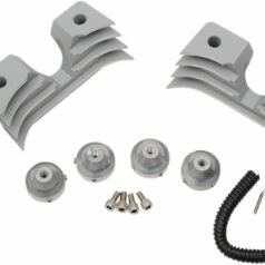 SPARK PLUG HEAD BOLT COVERS SILVER