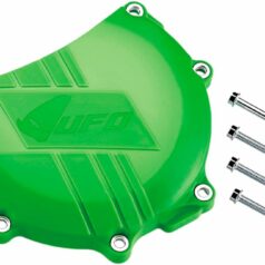 CLUTCH COVER W/MOUNTING KIT KAWASAKI KXF450 GREEN