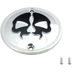 COVER POINTS 2-HOLE SPLIT SKULL CHROME