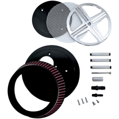 AIR CLEANER KIT XXX BIG AIR  CHROME